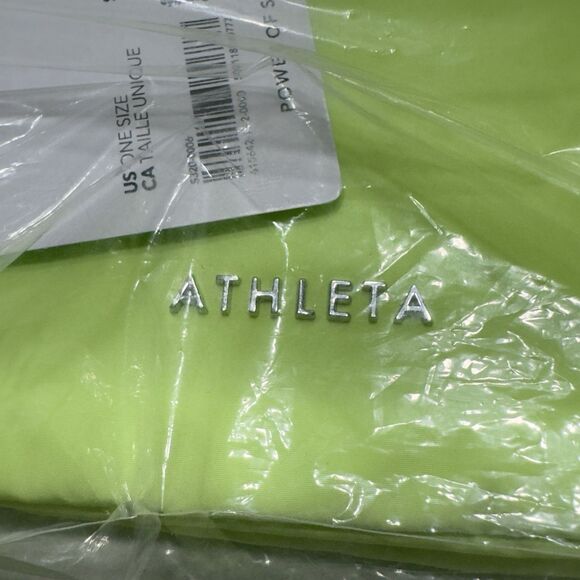Athleta All About Crossbody Belt Bag Lime Green Power Of She Running Walking Gym - Picture 8 of 9